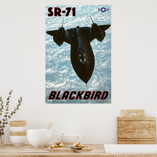 POSTER SR-71 BLACKBIRD (Cuisine)