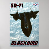 POSTER SR-71 BLACKBIRD (Devant)