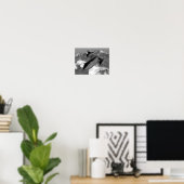 Poster SR-71 Blackbird Flying (Bureau à domicile)