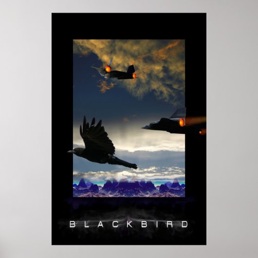 Poster SR-71 Blackbird HIGH RANGERS (Devant)