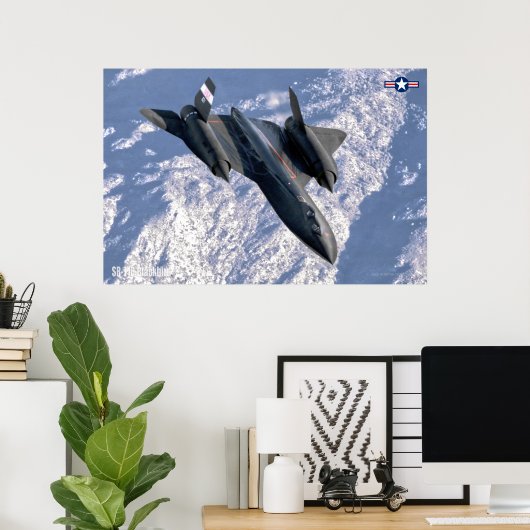 POSTER SR-71B BLACKBIRD (Bureau à domicile)