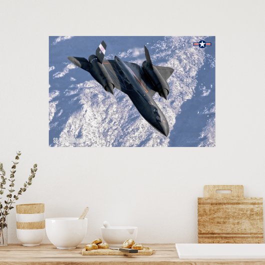 POSTER SR-71B BLACKBIRD (Cuisine)