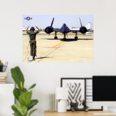 POSTER SR-71B BLACKBIRD (Bureau à domicile)