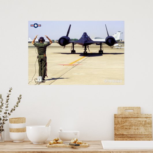 POSTER SR-71B BLACKBIRD (Cuisine)
