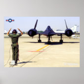 POSTER SR-71B BLACKBIRD (Devant)