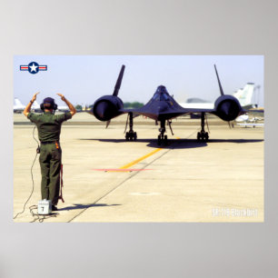 POSTER SR-71B BLACKBIRD