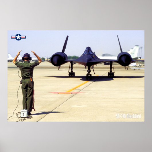POSTER SR-71B BLACKBIRD (Devant)