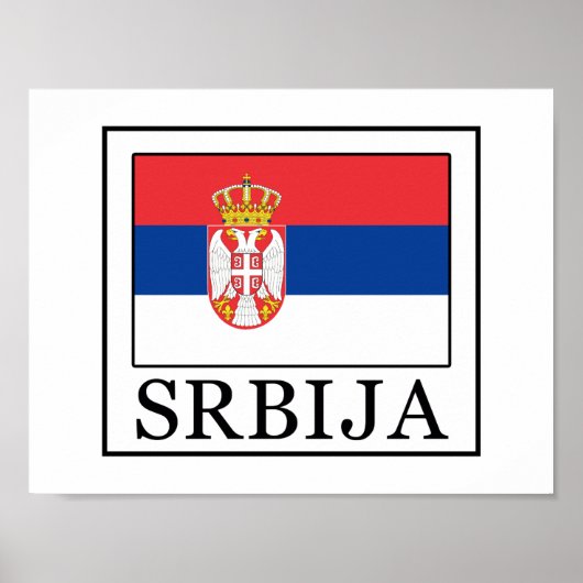 Poster Srbija (Devant)