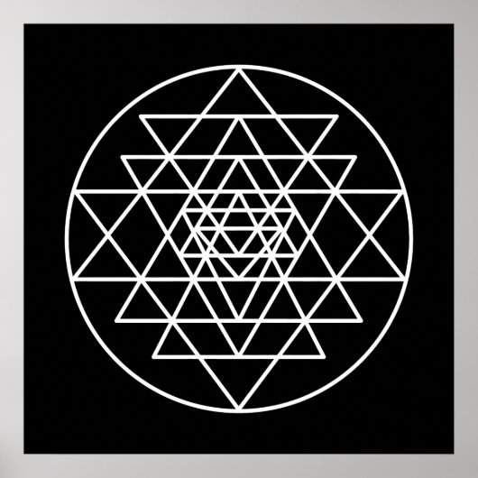 Poster Sri Yantra (Devant)