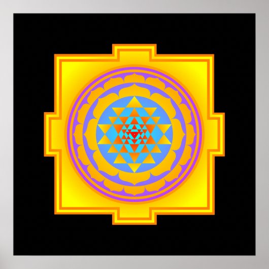 Poster Sri Yantra (Devant)