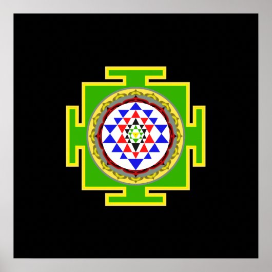 Poster Sri Yantra (Devant)