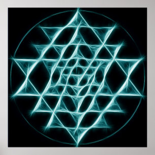 Poster Sri Yantra - Le Web de la Lumière