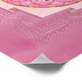 Poster Sri Yantra / Sri Chakra au lotus (Coin)