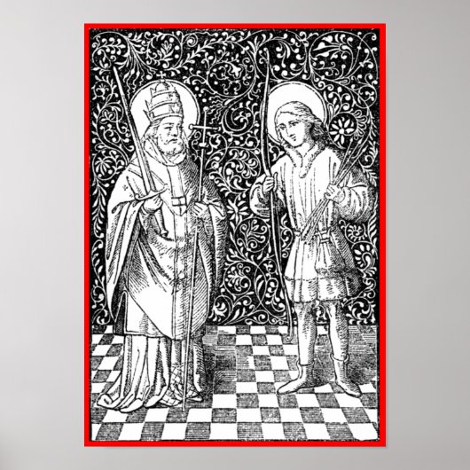 Poster SS. Fabian & Sebastian (BG 01) (Devant)