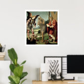 Poster SS. Michael, Andrew et Onuphrius (huile sur pannea (Bureau à domicile)