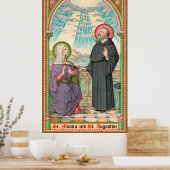 Poster SS. Monica et Augustine à Ostia (SAU 047) (Cuisine)