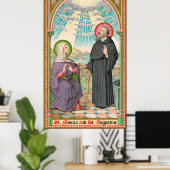 Poster SS. Monica et Augustine à Ostia (SAU 047) (Bureau à domicile)