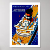 Poster SS Nieuw Amsterdam (Devant)