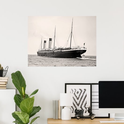 Poster SS océanique (Bureau à domicile)