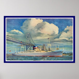 Poster SS President Hoover