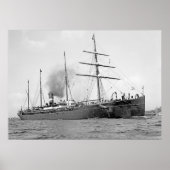 Poster SS Spaarndam (Devant)