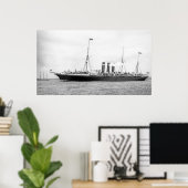 Poster SS Ville De Paris (Bureau à domicile)