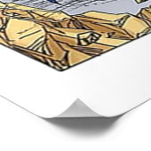 Poster SSJ Goku frappe Frieza (Coin)