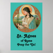 Poster St. Agnes de Rome (BK 006) 24"x36" (Devant)