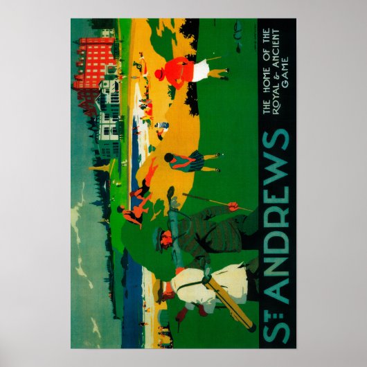 Poster St. Andrews PosterEurope Vintage (Devant)