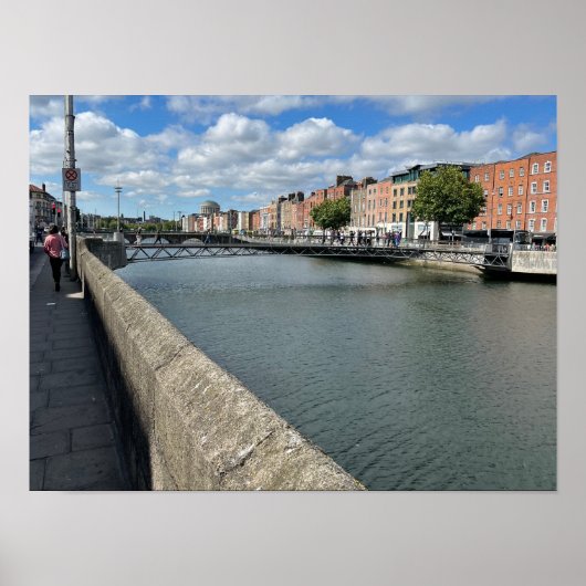 Poster St Andrew's River Liffey Dublin Irlande Europe (Devant)