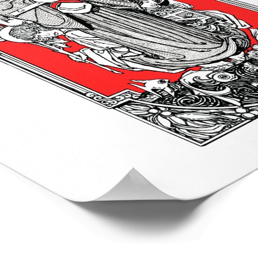 Poster St. Anthony de Padoue 8" x 10" Imprimer (Coin)