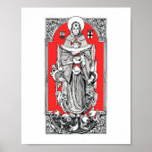 Poster St. Anthony de Padoue 8" x 10" Imprimer (Devant)