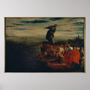 Poster St. Anthony Preaching to the Fish, c.1580