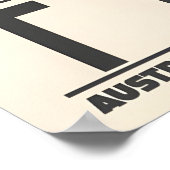 Poster St Anton Tyrol Ski Print, Chalet and Mountain (Coin)