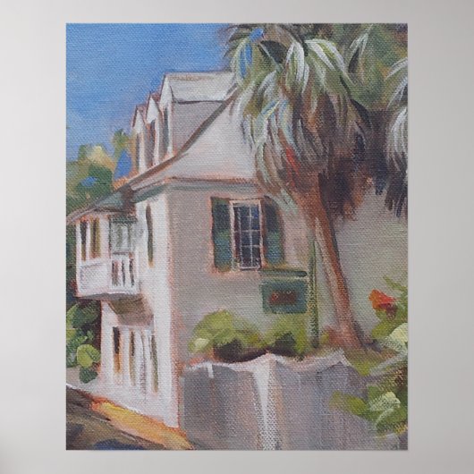 Poster St Augustine Aviles Street Floride (Devant)