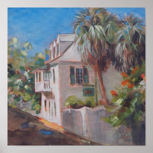 Poster St Augustine Aviles Street Floride