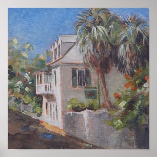 Poster St Augustine Aviles Street Floride (Devant)