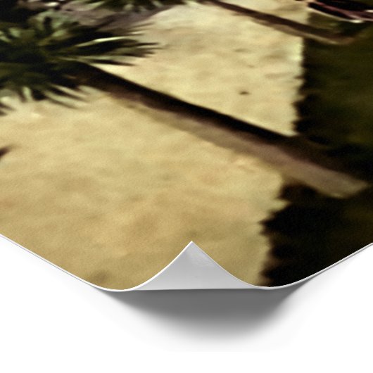 Poster St. Augustine, Floride Mur de mer (Coin)