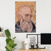 Poster St. Benoît de Nursie (Bureau à domicile)