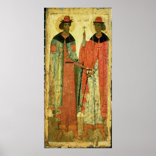 Poster St. Boris et St. Gleb, Moscou (Devant)