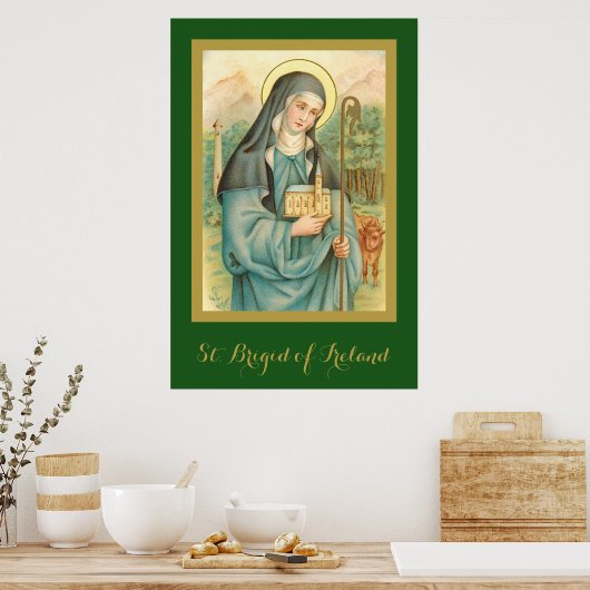 Poster St. Brigid d'Irlande (M 014) (Cuisine)