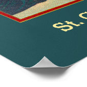 Poster St. Camillus prier avant un crucifix (M 020) (Coin)