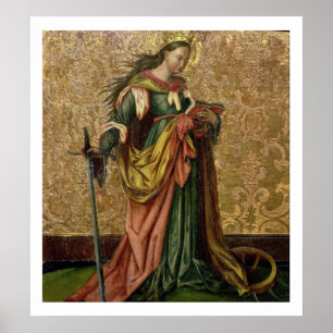 Poster St Catherine de l'Alexandrie (huile sur le