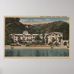 Poster St Catherine d'hôtel dans Père Noël Catalina,