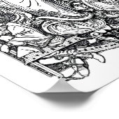 Poster St. Cecilia de Rome 8" x 10" Imprimer (Coin)