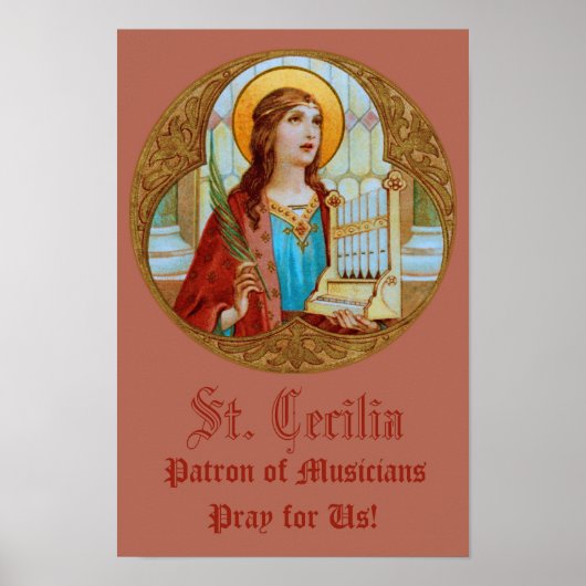 Poster St. Cecilia de Rome (BK 003) (Devant)