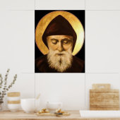 Poster St. Charbel (Sharbel) Makhlouf Maronite (Cuisine)