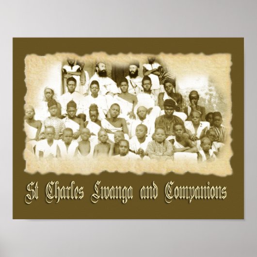 POSTER ST CHARLES LWANGA ET COMPAGNIES (Devant)