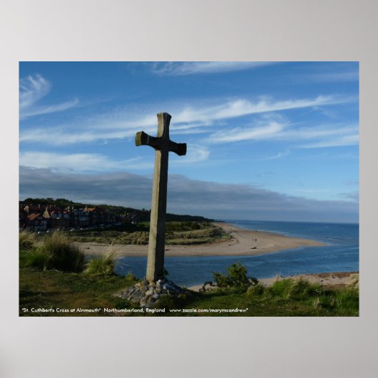 Poster St. Cuthbert's Cross, Alnmouth Northumberland (Devant)