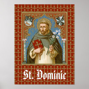 Poster St. Dominic de Guzman (BK 011)